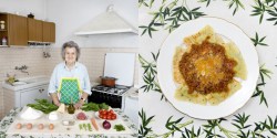 Marisa Batini, 80, Castiglion Fiorentino, Italy Swiss chard and ricotta Ravioli with meat sauce