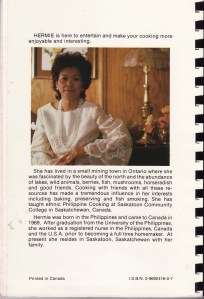 Phillipine cooking - back